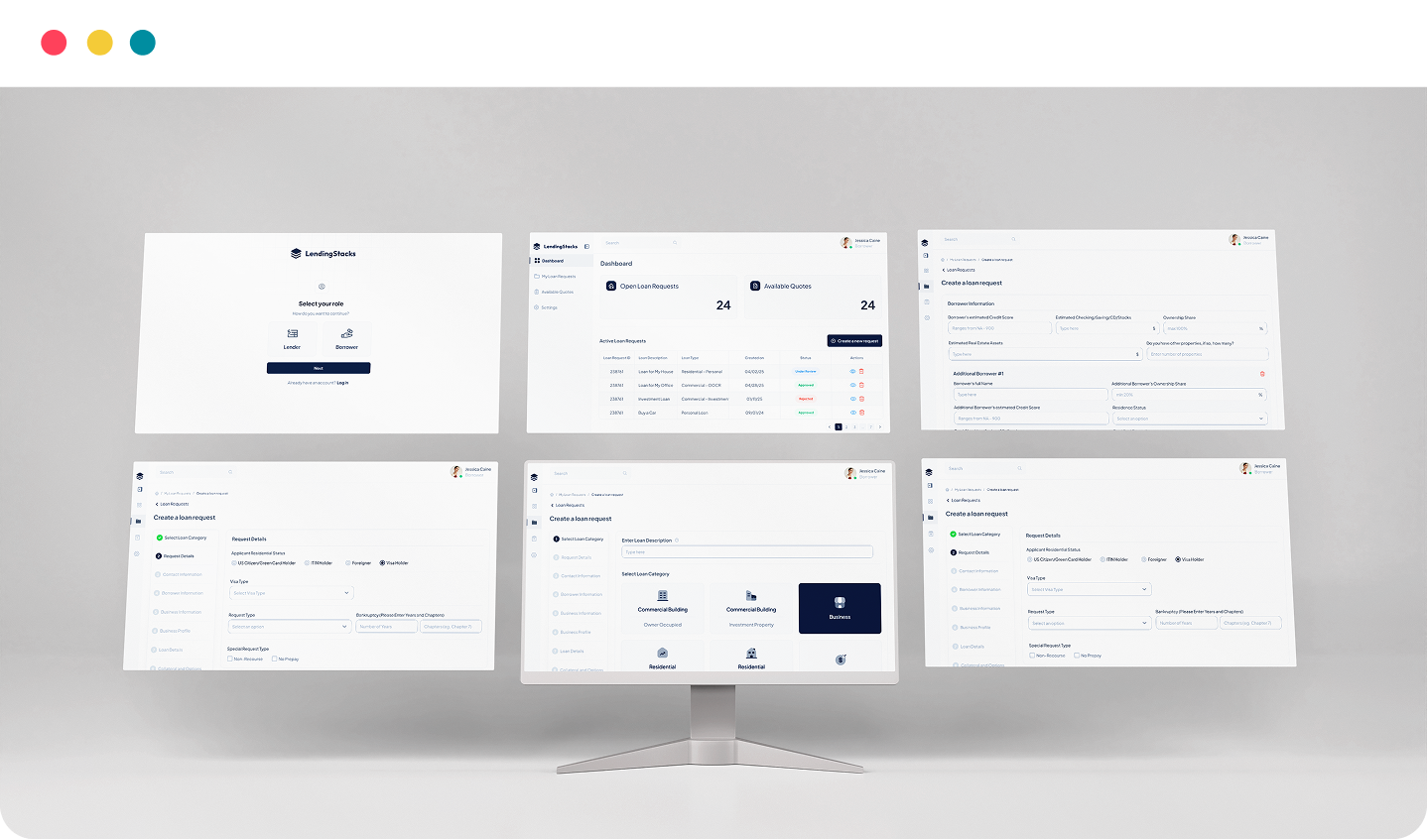 LendingStacks — three-sided loan marketplace